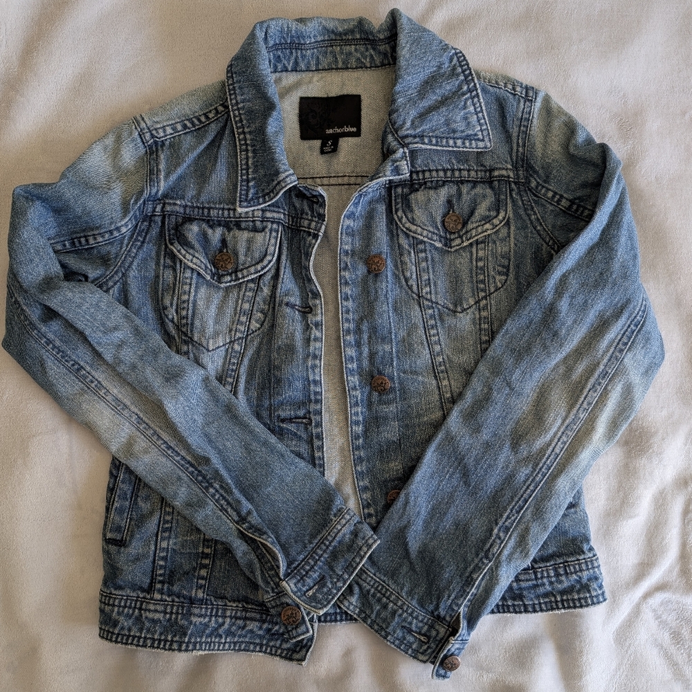 Anchor Blue Women's Light Blue Denim Jacket